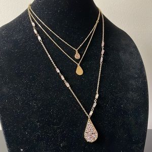 Panacea triple layered necklace